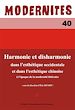 Télécharger le livre :  Harmonie et disharmonie dans l'esthétique occidentale et dans l'esthétique chinoise à l'époque de la modernité littéraire