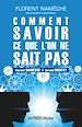 Télécharger le livre :  Comment savoir ce que l'on ne sait pas