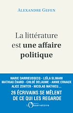 Télécharger le livre :  La littérature est une affaire politique