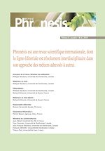 Télécharger le livre :  Phronesis. Vol. 8, numéro 3 & 4 | 2019. Professionnalisation et ingénierie de formation entre résonances et divergences