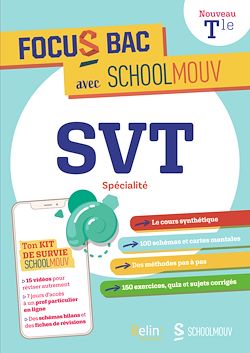 Télécharger le livre :  Focus BAC : SVT - Spécialité Terminale