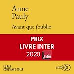 Télécharger le livre :  Avant que j'oublie