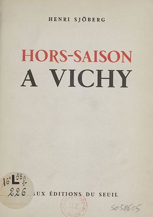 Téléchargez le livre :  Hors-saison à Vichy