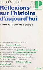 Download this eBook Réflexions sur l'histoire d'aujourd'hui, entre la peur et l'espoir