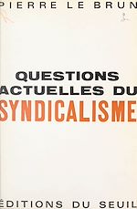 Download this eBook Questions actuelles du syndicalisme