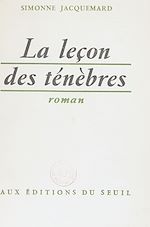 Download this eBook La leçon des ténèbres