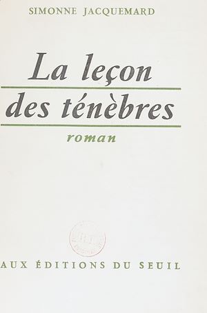 Téléchargez le livre :  La leçon des ténèbres