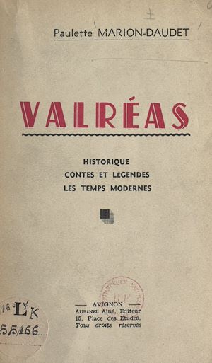 Téléchargez le livre :  Valréas