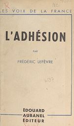 Télécharger le livre :  L'adhésion