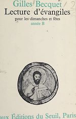 Télécharger le livre :  Lecture d'Évangiles
