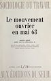 Télécharger le livre :  Le mouvement ouvrier en mai 68