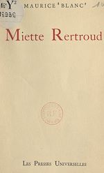 Télécharger le livre :  Miette Rertroud
