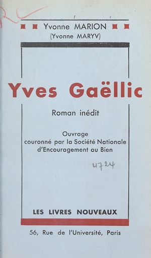 Téléchargez le livre :  Yves Gaëllic