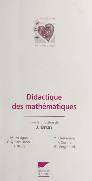 Téléchargez le livre :  Didactique des mathématiques