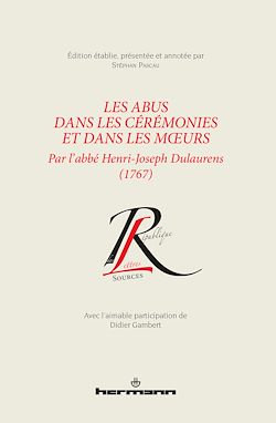 Télécharger le livre :  Les Abus dans les cérémonies et dans les mœurs (1767)