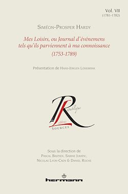 Télécharger le livre :  Mes Loisirs, ou Journal d'événemens tels qu'ils parviennent à ma connoissance (1753-1789), Volume 7