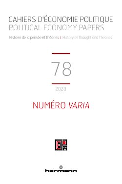 Télécharger le livre :  Cahiers d'économie politique / Political Economy Papers n°78 : numéro Varia