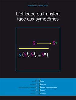 Télécharger le livre :  Revue des collèges de clinique psychanalytique du champ lacanien n°20