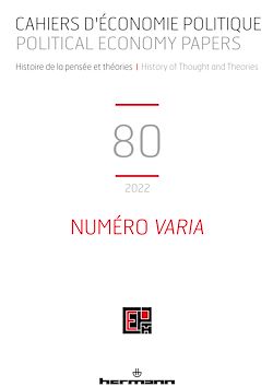 Télécharger le livre :  Cahiers d'économie politique / Political Economy Papers n°80 : numéro Varia