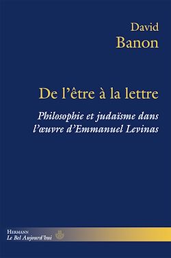 Télécharger le livre :  De l'être à la lettre