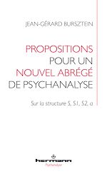 Télécharger le livre :  Propositions pour un nouvel abrégé de psychanalyse