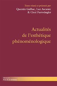 Télécharger le livre : Actualités de l'esthétique phénoménologique