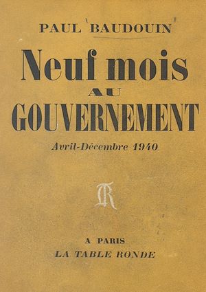 Download the eBook: Neuf mois au gouvernement