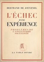 Download this eBook L'échec d'une expérience
