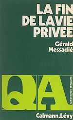 Download this eBook La fin de la vie privée