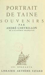 Télécharger le livre :  Portrait de Taine