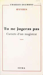 Télécharger le livre :  Tu ne jugeras pas