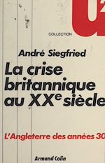 Download this eBook La crise britannique au XXe siècle
