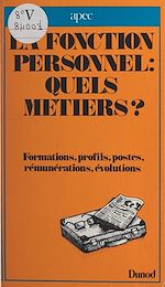 Télécharger le livre :  La fonction personnel : quels métiers ?