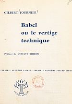 Télécharger le livre :  Babel ou le vertige technique