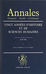 Télécharger le livre :  Vingt années d'histoire et de sciences humaines