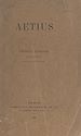 Télécharger le livre :  Aetius