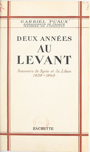 Download the eBook: Deux années au Levant
