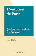 Download this eBook L'enfance de Paris