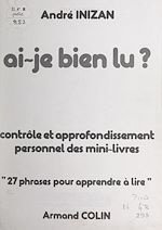 Download this eBook Ai-je bien lu ?