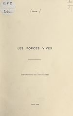 Télécharger le livre :  Les forces vives (introductions aux trois écoles)