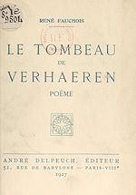 Télécharger le livre :  Le tombeau de Verhaeren