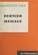 Download this eBook Dernier message