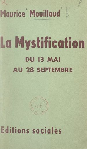 Téléchargez le livre :  La mystification