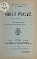 Télécharger le livre :  Nous les avons vus