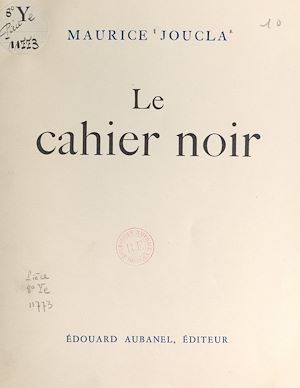 Téléchargez le livre :  Le cahier noir