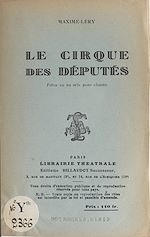 Télécharger le livre :  Le cirque des députés