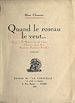 Télécharger le livre :  Quand le roseau le veut...