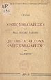 Télécharger le livre :  Nationalisations. Qu'est-ce qu'une nationalisation ?