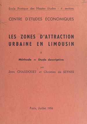 Download the eBook: Les zones d'attraction urbaine en Limousin (1). Méthode, étude descriptive