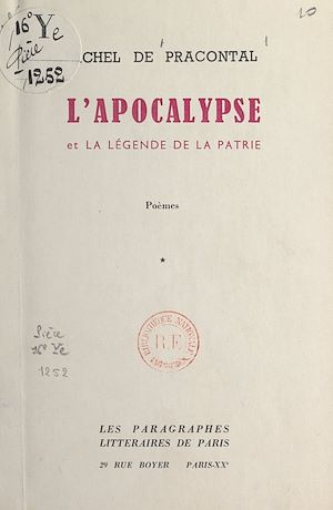 Téléchargez le livre :  L'apocalypse et La légende de la patrie